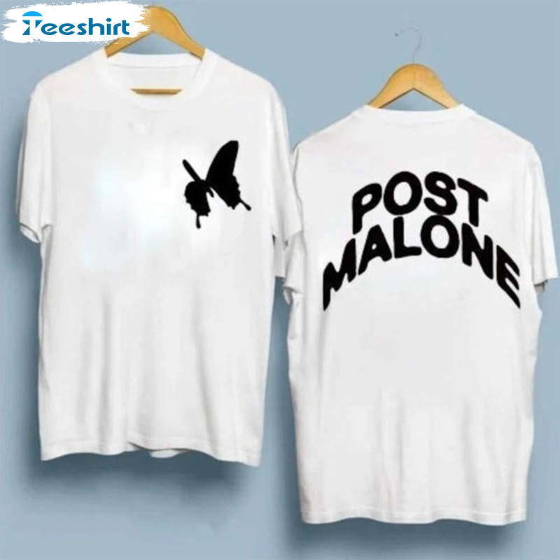 Post Malone Shirt, Retro Post Malone Trendy Short Sleeve Hoodie