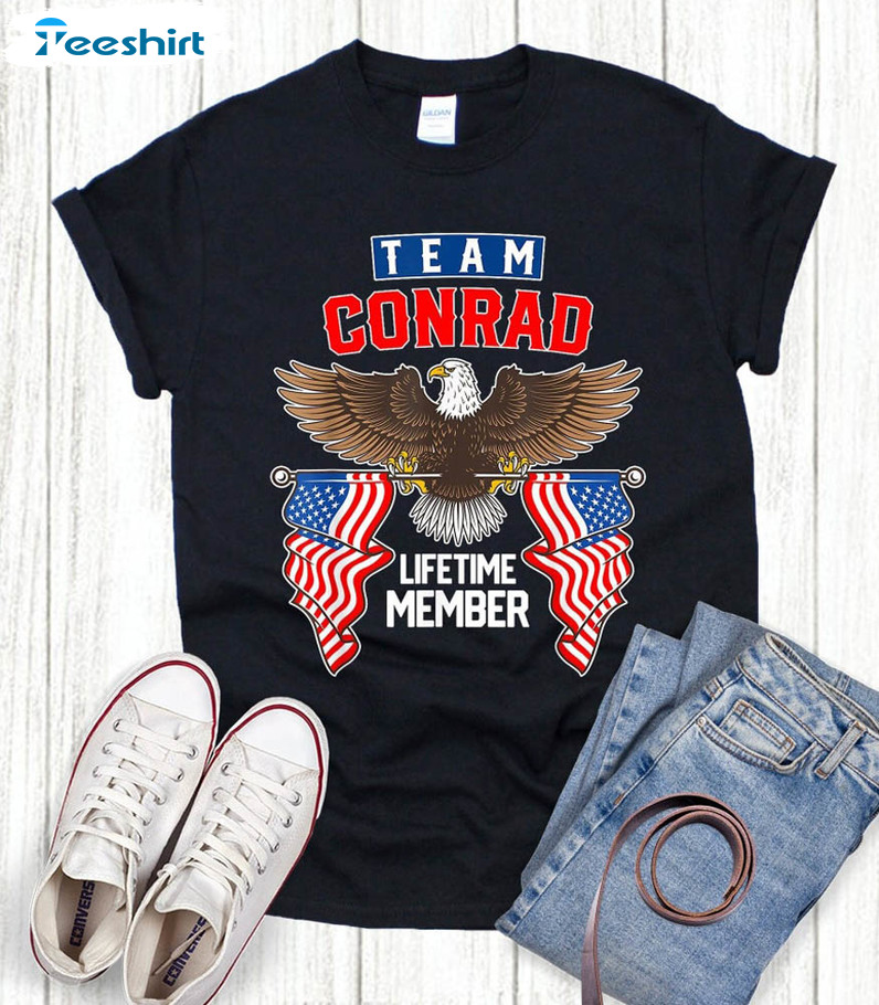 Team Conrad Trendy Shirt, American Eagle Team Conrad Short Sleeve Unisex T-shirt