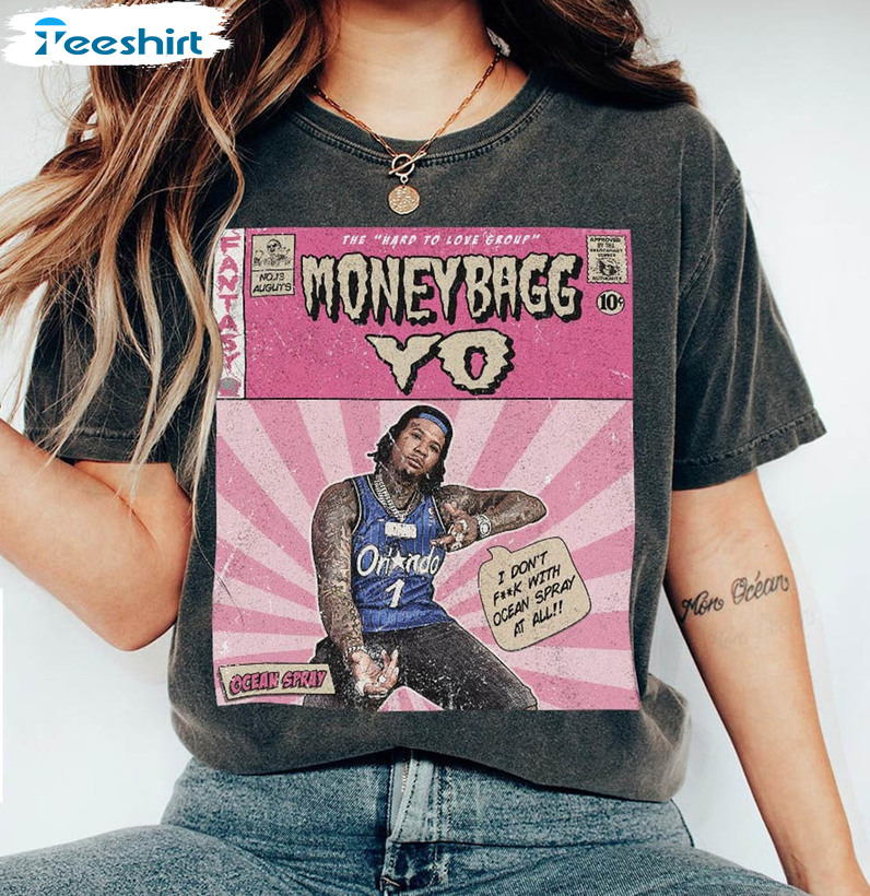 Moneybagg Yo Comic Funny Shirt, Vintage Hard To Love Album World Tour Unisex Hoodie Long Sleeve