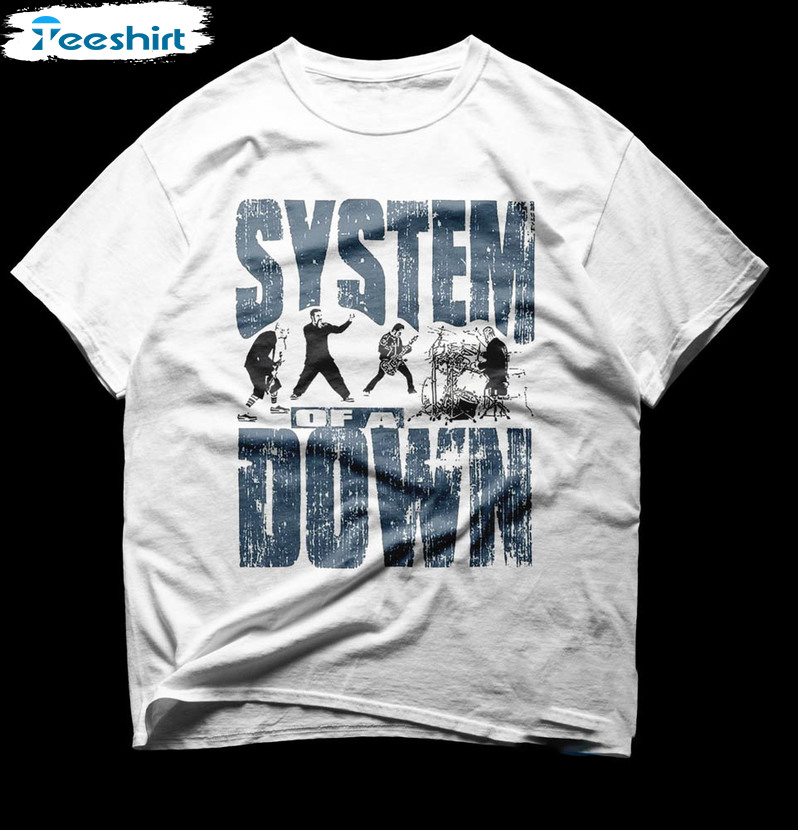 System Of A Down Retro Shirt, Metal Music Short Sleeve Unisex T-shirt