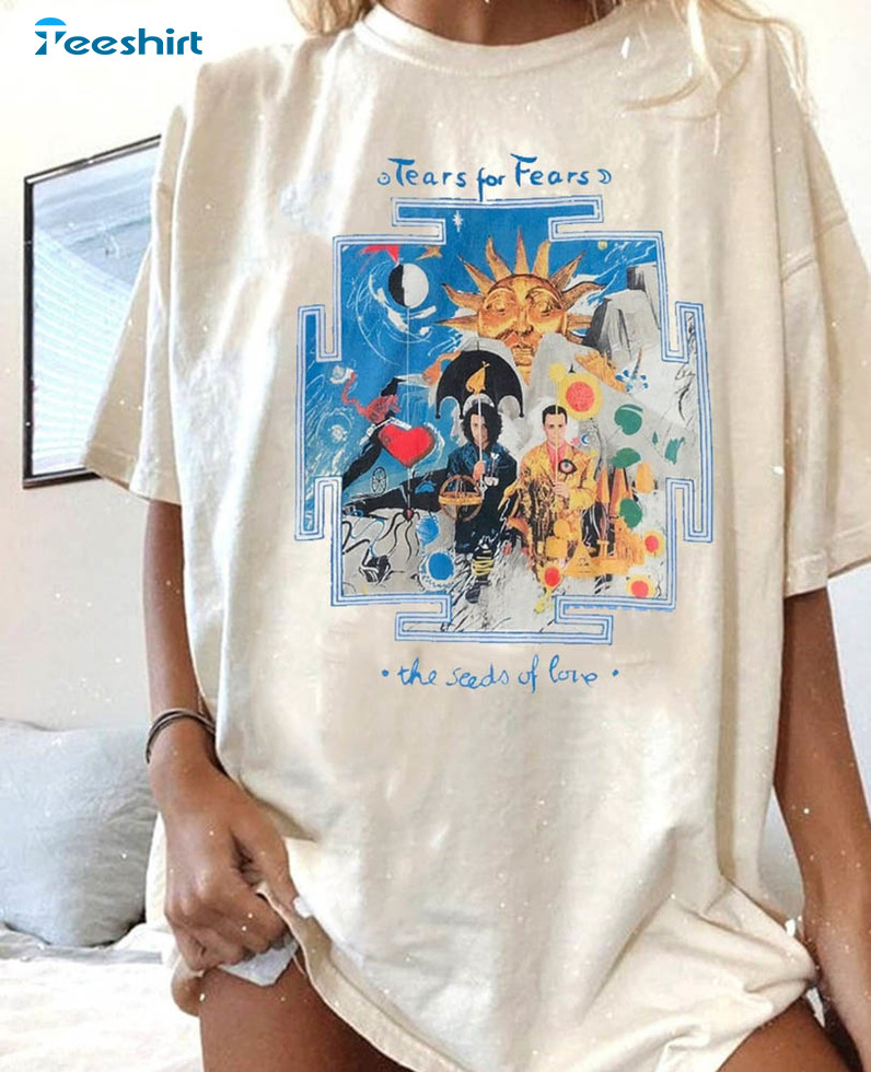 Vintage Tears For Fears Shirt, Rock Band Music Tee Tops Unisex T-shirt