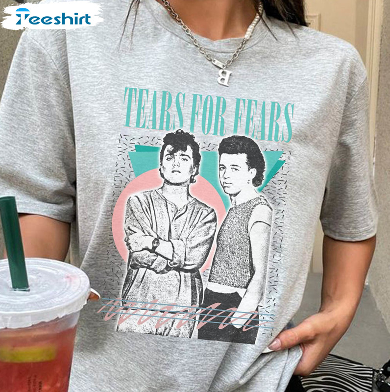 Vintage Tears For Fears Rock Band Shirt, Music Retro Unisex Hoodie Tee Tops