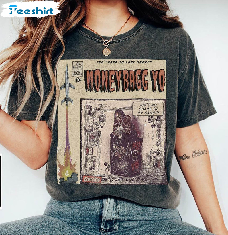 Moneybagg Yo Comic Shirt, Vintage Hard To Love Album Unisex T-shirt Tee Tops