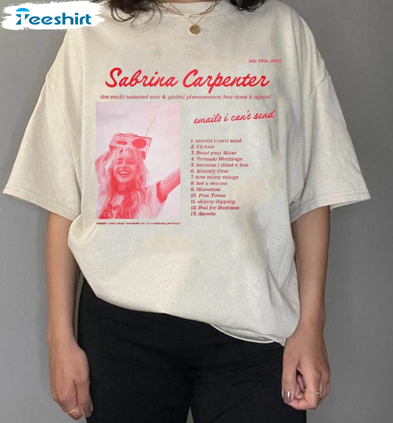 Sabrina Carpenter I Said I Wanted Thin Mints Shirt, Sabrina Carpenter  Concert Crewneck Short Sleeve