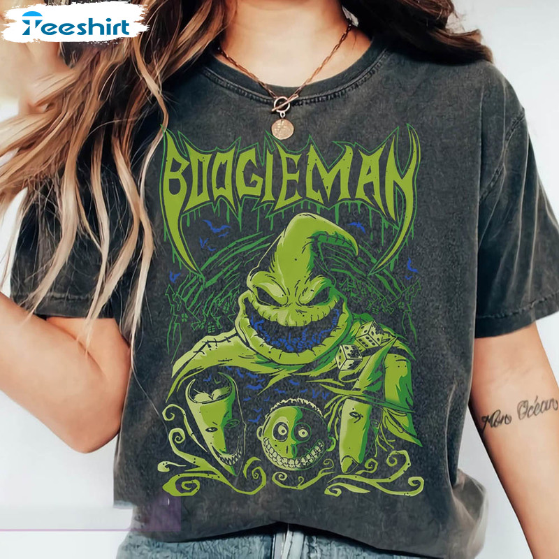 Oogie Boogie Funny Shirt, The Nightmare Before Christmas Unisex T-shirt Crewneck