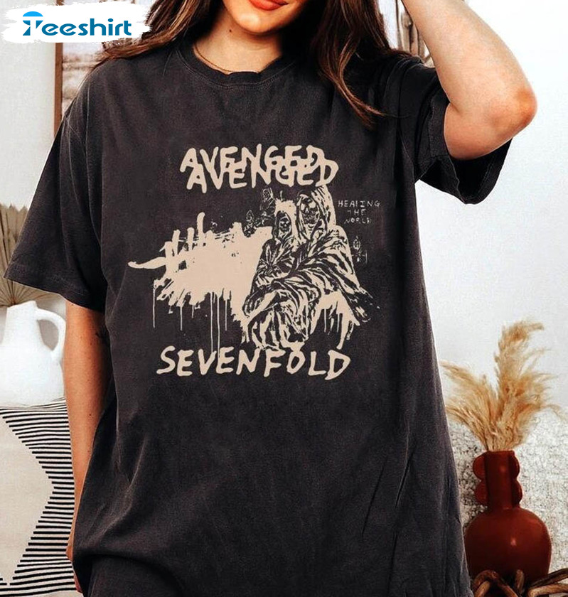 Avenged Sevenfold Healing The World Shirt, Avenged Sevenfold Unisex T-shirt Crewneck