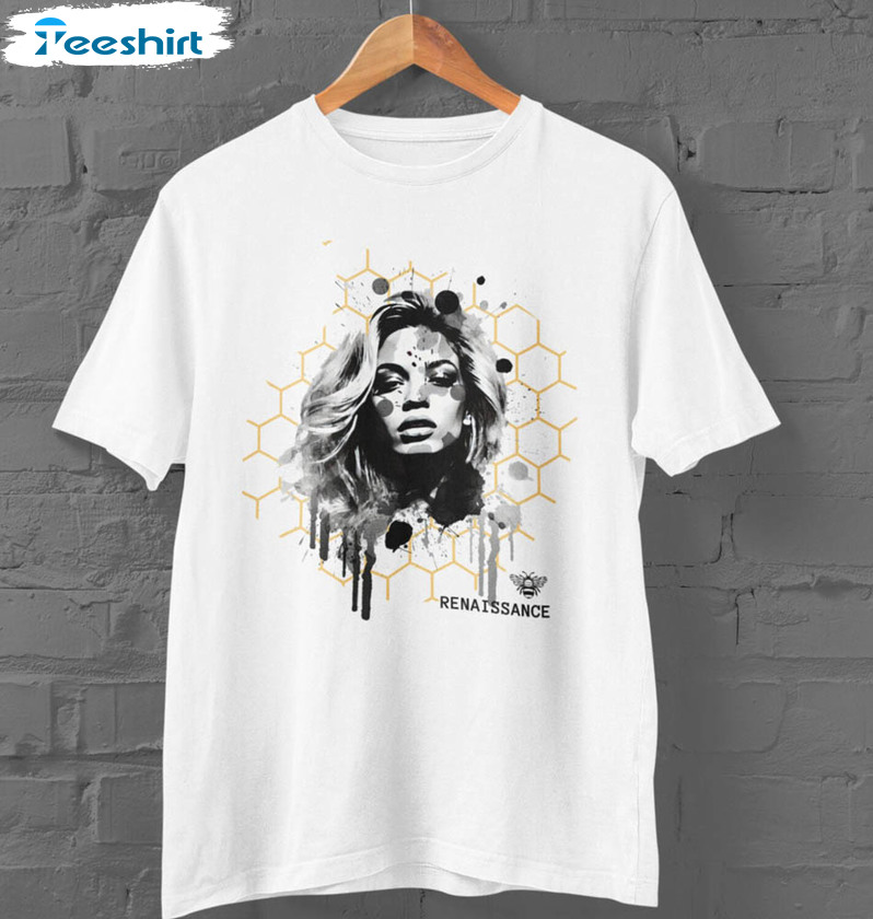 Beyonce Renaissance Tour Trendy Shirt, Original Art Beehive Concert Unisex Hoodie Crewneck