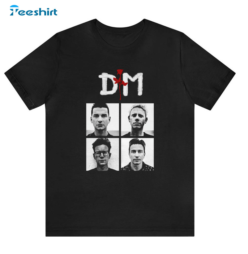 Depeche Mode Shirt, Rock Music Tee Tops Short Sleeve