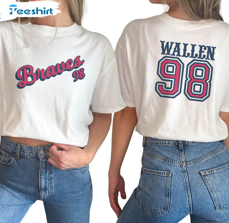 Unisex Morgan Wallen 98 Braves T Shirt 31595-31596-6HT / EU Size XS