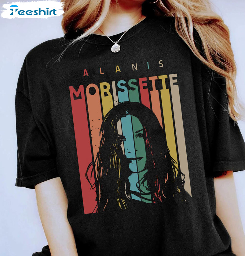 Alanis Morissette Tour 2023 Shirt, Alanis Morissette Vintage Crewneck Tee Tops