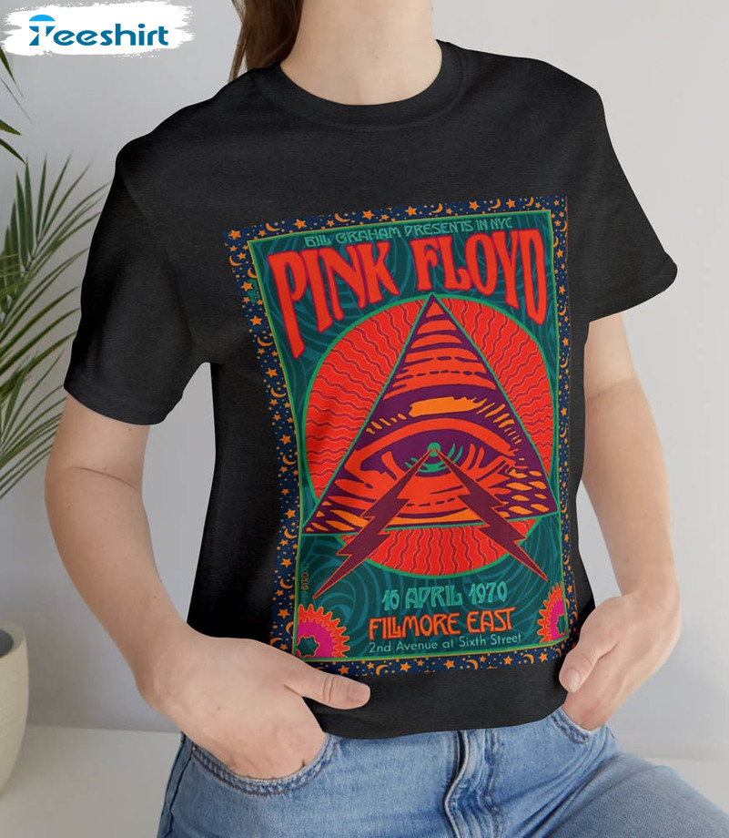 Pink Floyd 1970s Shirt, Retro Music Unisex Hoodie Tee Tops