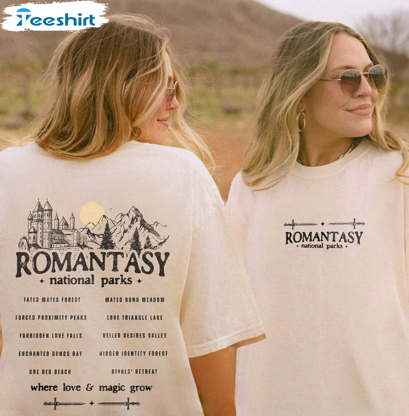 Romantasy Reader Shirt , Fantasy Romance Reader Unisex Hoodie Sweater