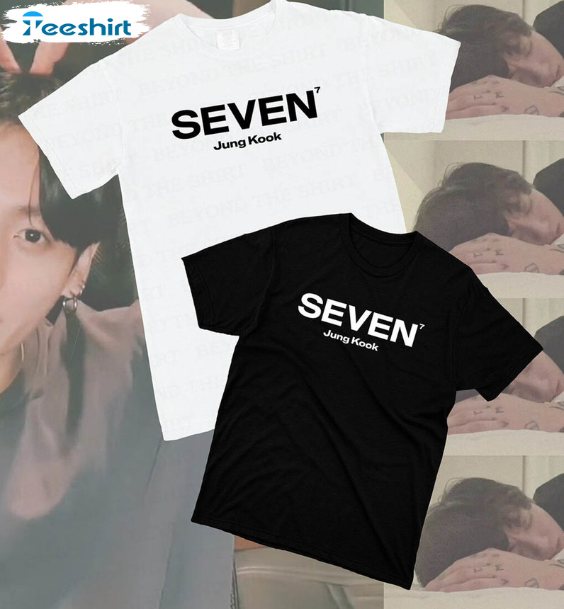 Bts Jungkook Solo Seven Shirt, Jungkook Comeback Debut Unisex Hoodie Short Sleeve