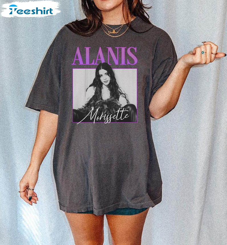 Alanis Morissette Retro Shirt, Music Tour Tee Tops Unisex T-shirt