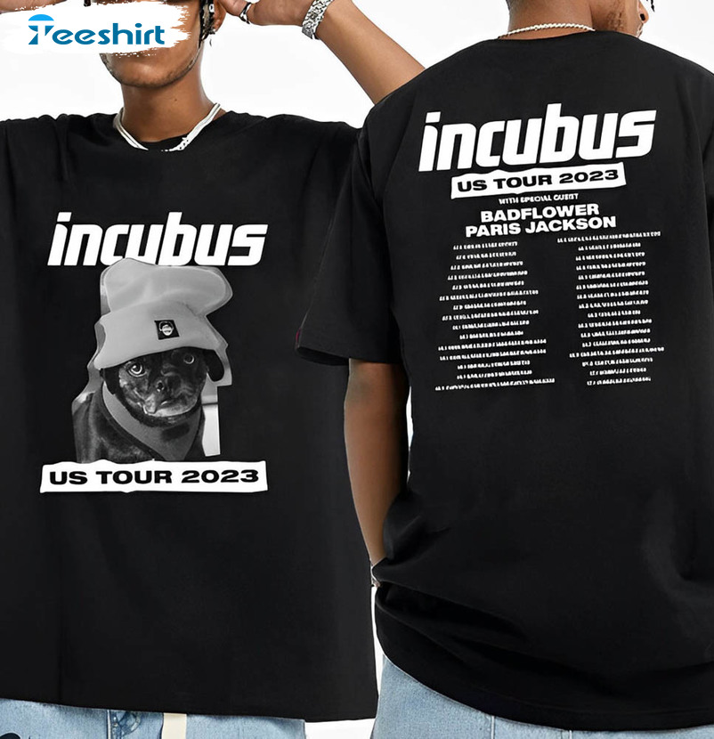 Incubus Band Us Summer Tour Shirt, Incubus Band 2023 Unisex Hoodie Short Sleeve