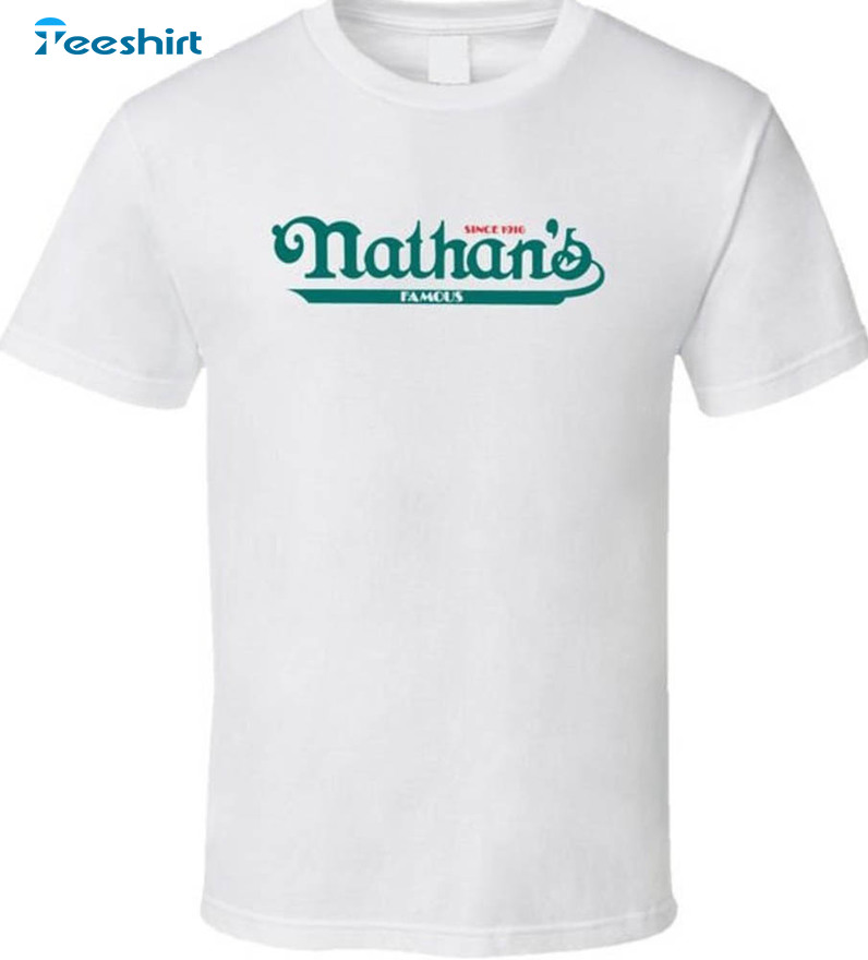 Nathan's Famous Hot Dog Shirt For Men Women