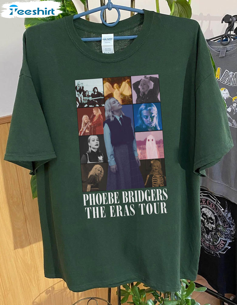 Phoebe X The Eras Tour Shirt, Phoebe Bridgers Retro Short Sleeve Unisex T-shirt