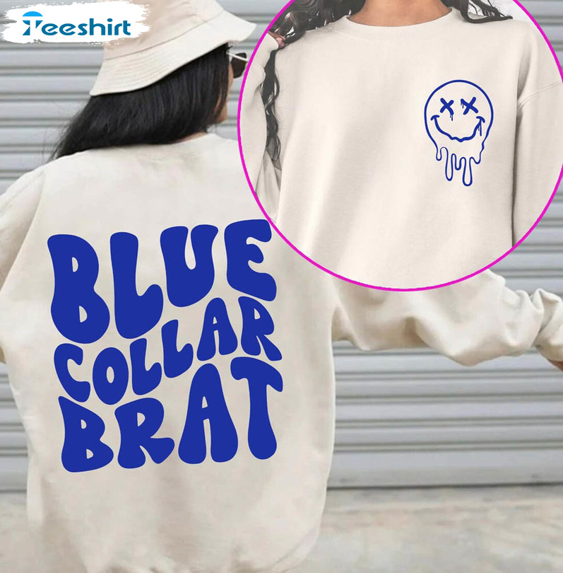 Blue Collar Brat Shirt, Blue Collar Wife Unisex T-shirt Short Sleeve