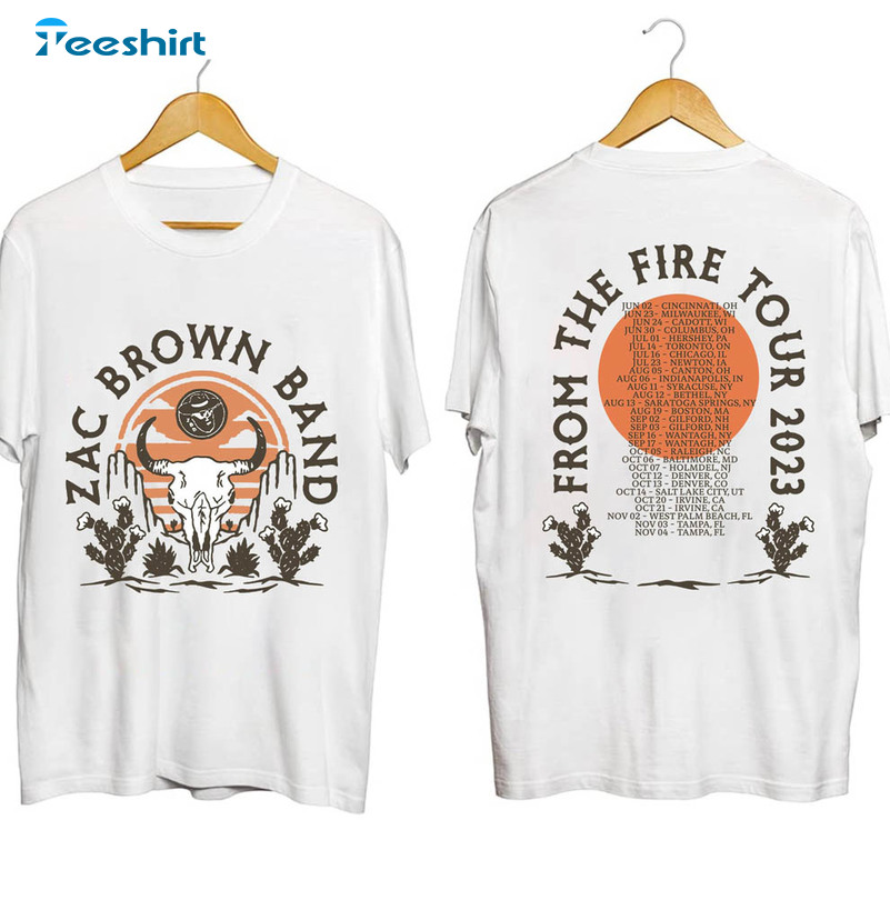 Zac Brown Band 2023 Shirt, Zac Brown Band Tee Tops Long Sleeve