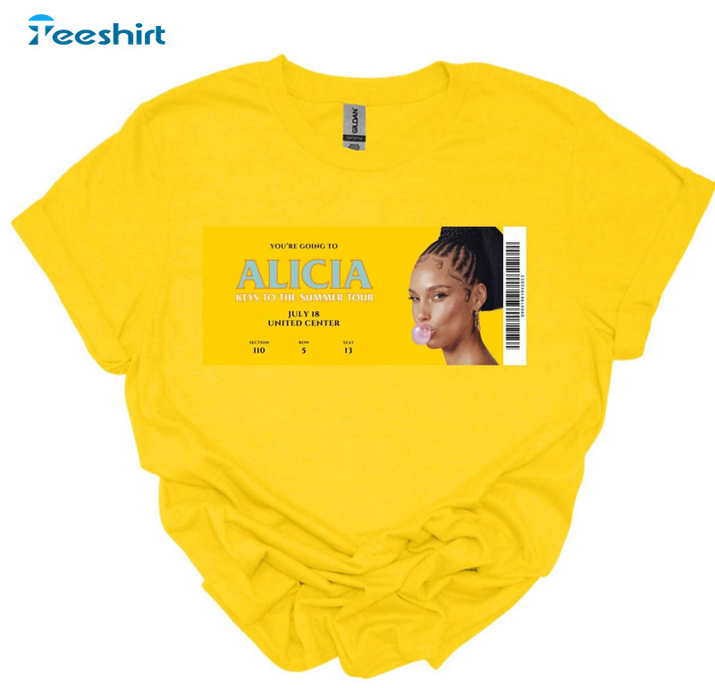 Alicia Keys Music Shirt, World Tour 2023