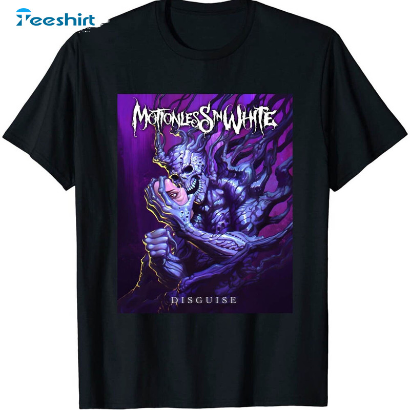 Motionless In White Purple Shirt, Motionless In White Tour Crewneck Unisex T-shirt