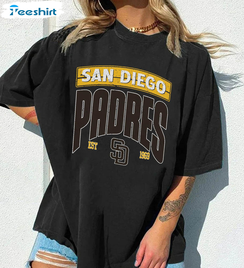 Vintage San Diego Padres Shirt, San Diego EST 1969 Shirt Men Women