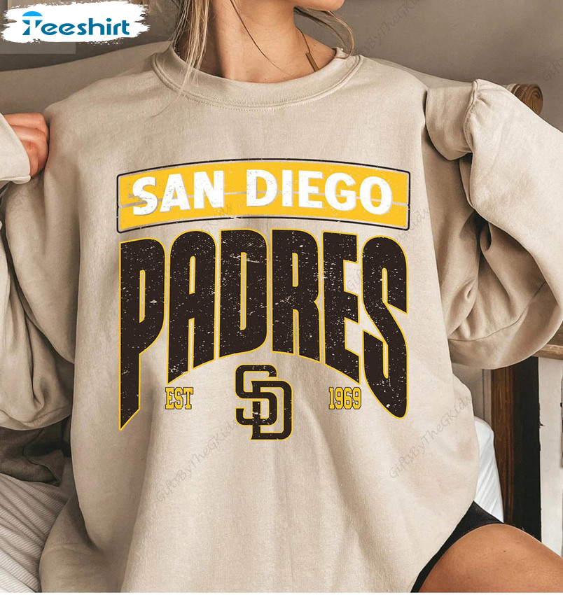 San Diego Padres Vintage Sweatshirt S-5XL