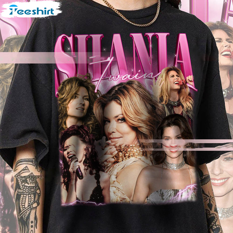 Shania Twain Vintage Shirt, Country Music Sweater Crewneck