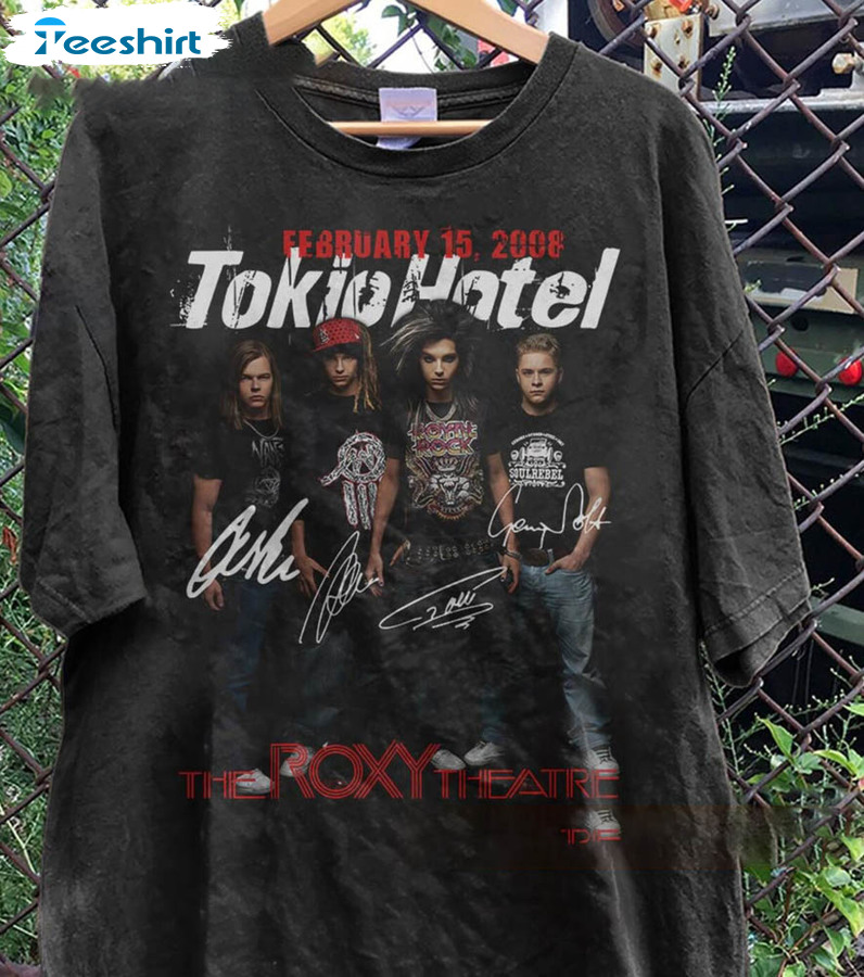 Tokio Hotel Band Music Shirt, Tokio Hotel Concert 2023 Long Sleeve Unisex Hoodie