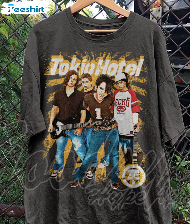 Tokio Hotel Band Tom Kaulitz 90s T Shirt - Teeholly