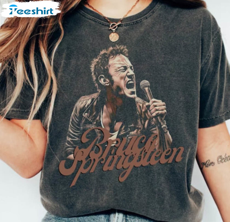 Comfort Bruce Springsteen 2023 Tour Shirt, Rock Vintage Tee Tops Crewneck