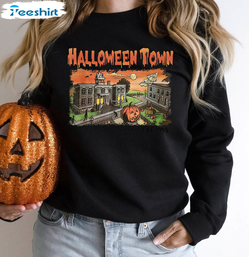 Vintage Halloweentown Est 1988 Shirt, Disney Halloween Unisex Hoodie Tee Tops