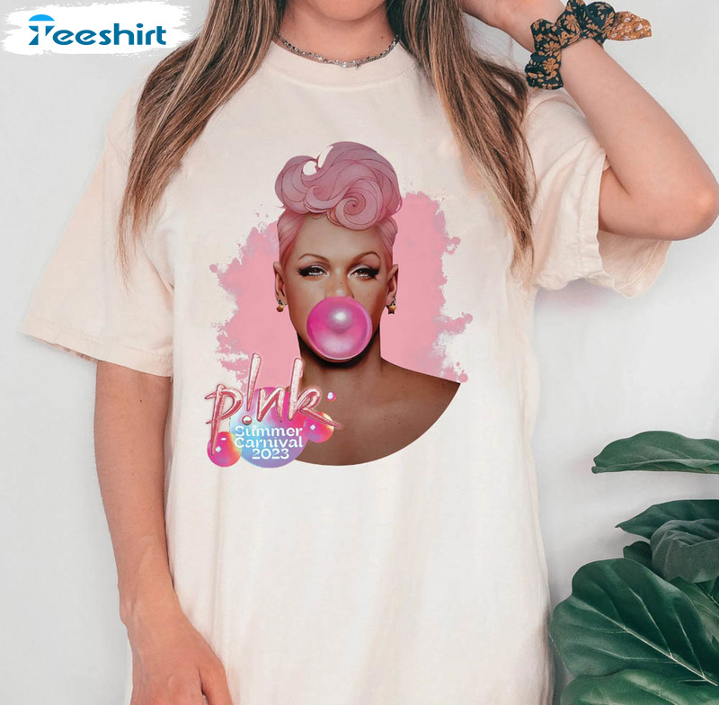 Pink Concert Shirt, Summer Carnival Tour Unisex T-shirt Tee Tops