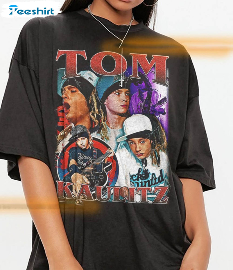 Tom Kaulitz Vintage Shirt, Trendy Music Tour Crewneck Unisex T-shirt