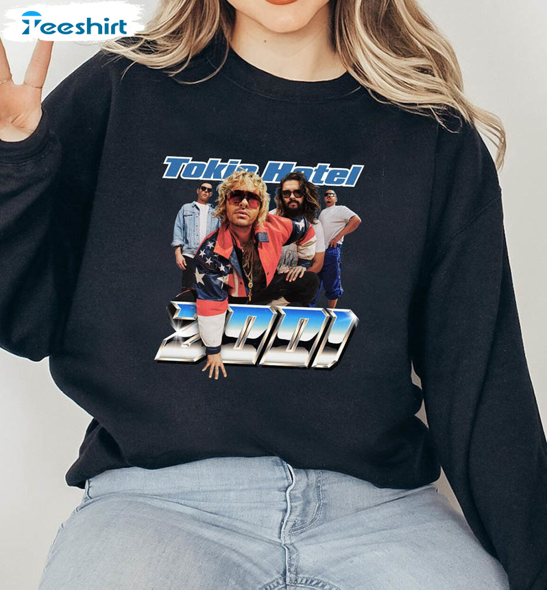 Vintage Tokio Hotel Band Shirt, Retro Long Sleeve Sweatshirt