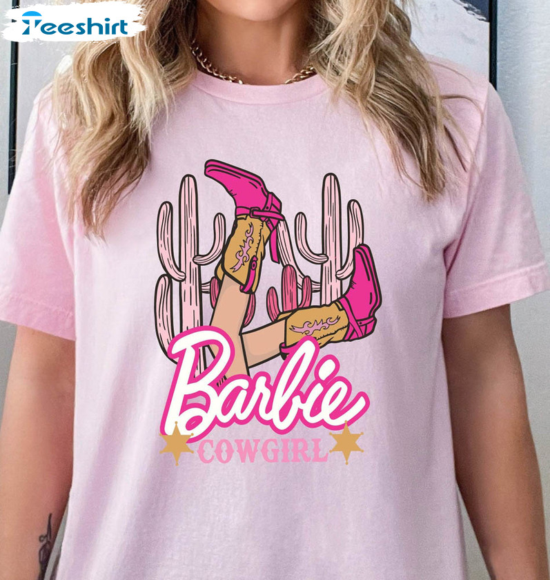 Cowgirl Barbie Barbenheimer Shirt, Barbie Dream Unisex T-shirt Short Sleeve