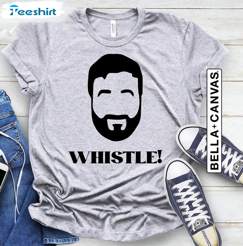 Whistle Soccer Funny Sports Shirt, Whistle Whistle Unisex Hoodie Crewneck