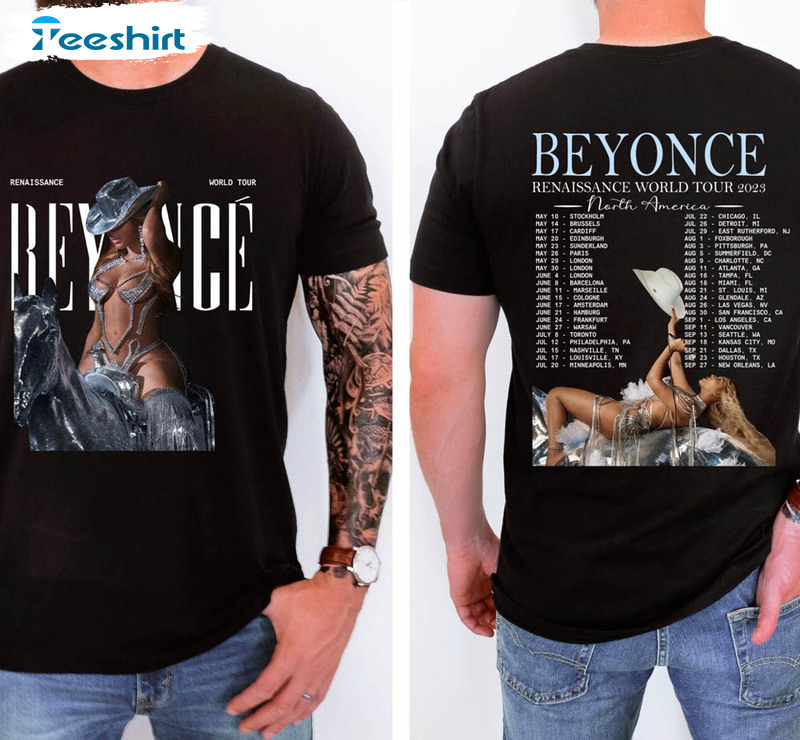 Beyonce Renaissance World Tour 2023 Short Sleeve Tee Tops