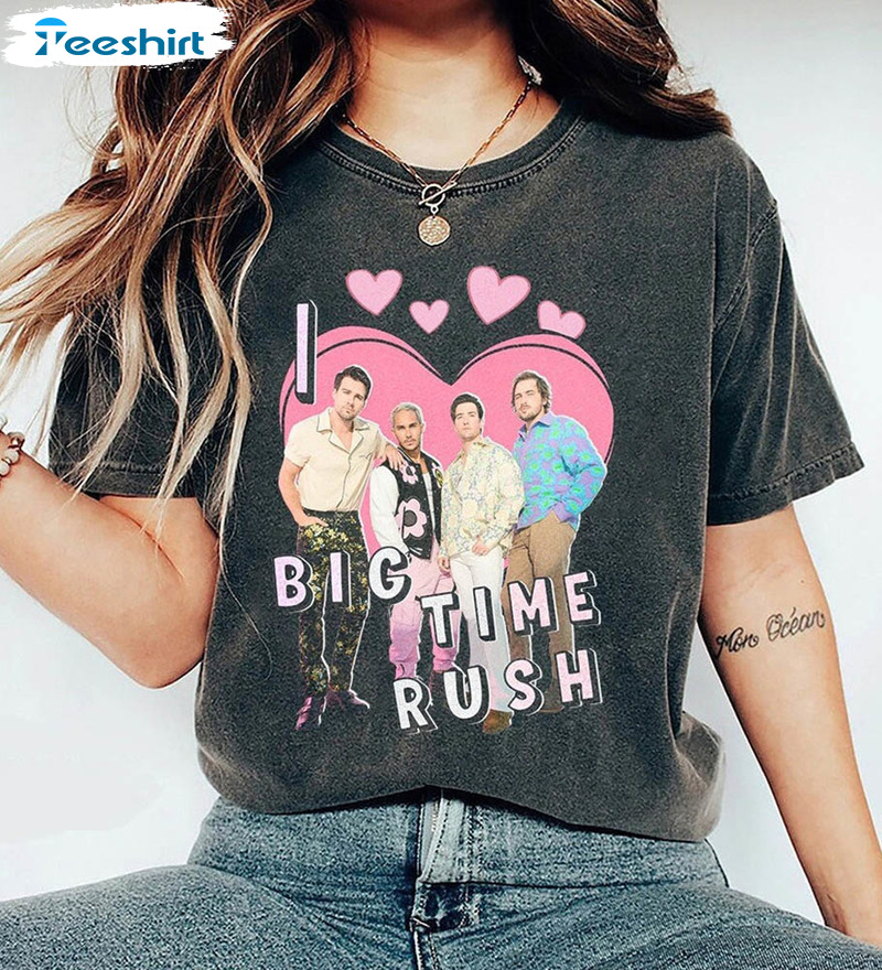 Comfort Big Time Rush Tour Shirt, Cant Get Enough Tour Unisex Hoodie Crewneck