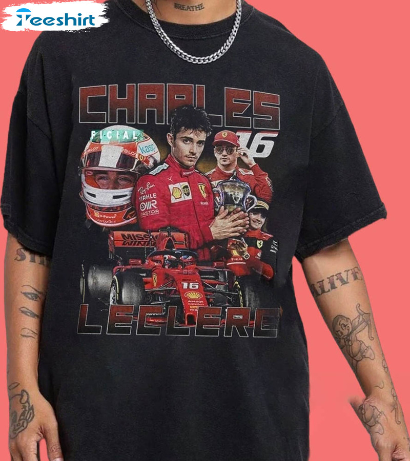 Vintage Charles Leclerc Scuderia Tee Tops Sweater