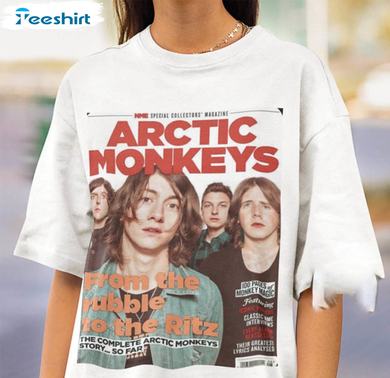 Arctic Monkeys Band Shirt, Arctic Monkeys 2023 Tour Crewneck Unisex T-shirt