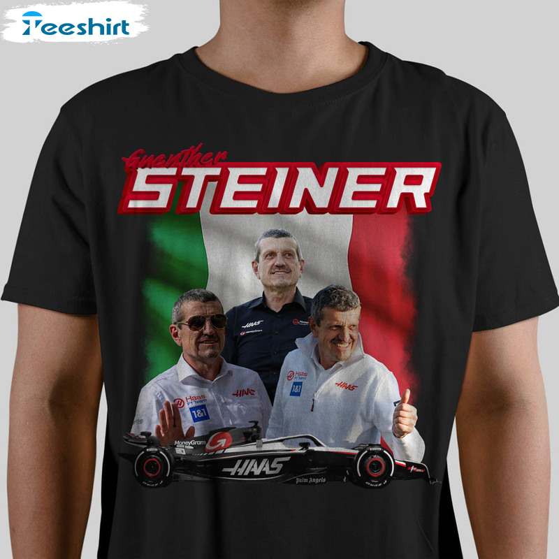 Guenther Steiner Haas Formula One Racing Shirt, Racing Grand Prix F1 Unisex T-shirt Unisex Hoodie