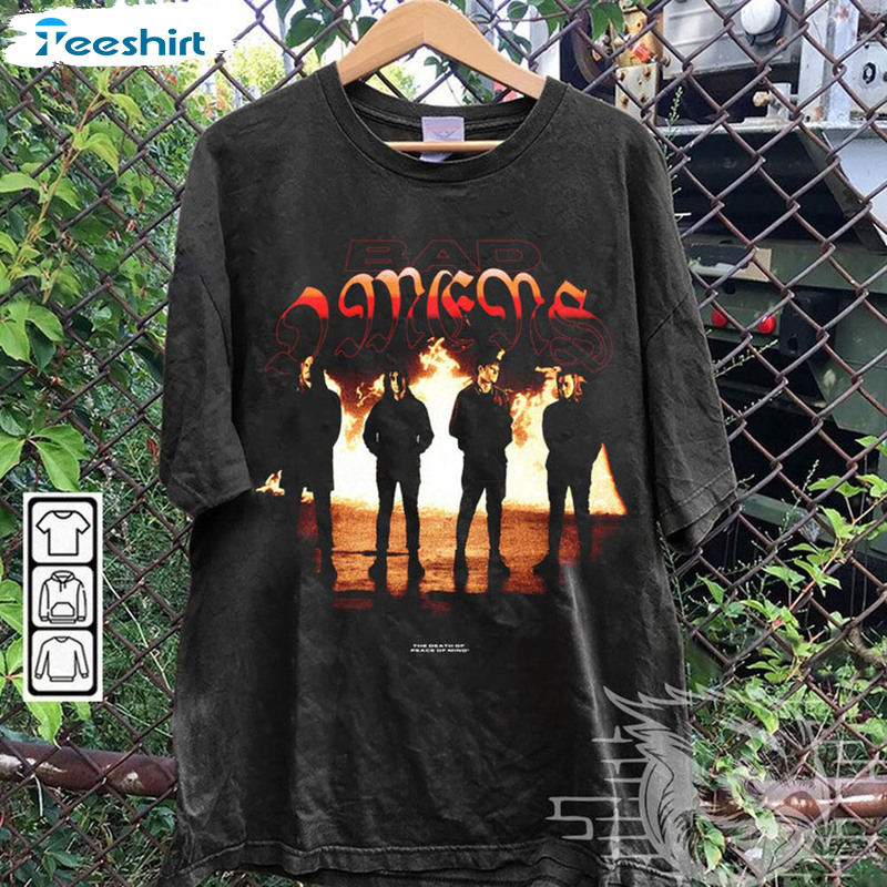 Bad Omens Music Shirt, Retro The Death Of Peace Of Mind Album Long Sleeve Unisex T-shirt