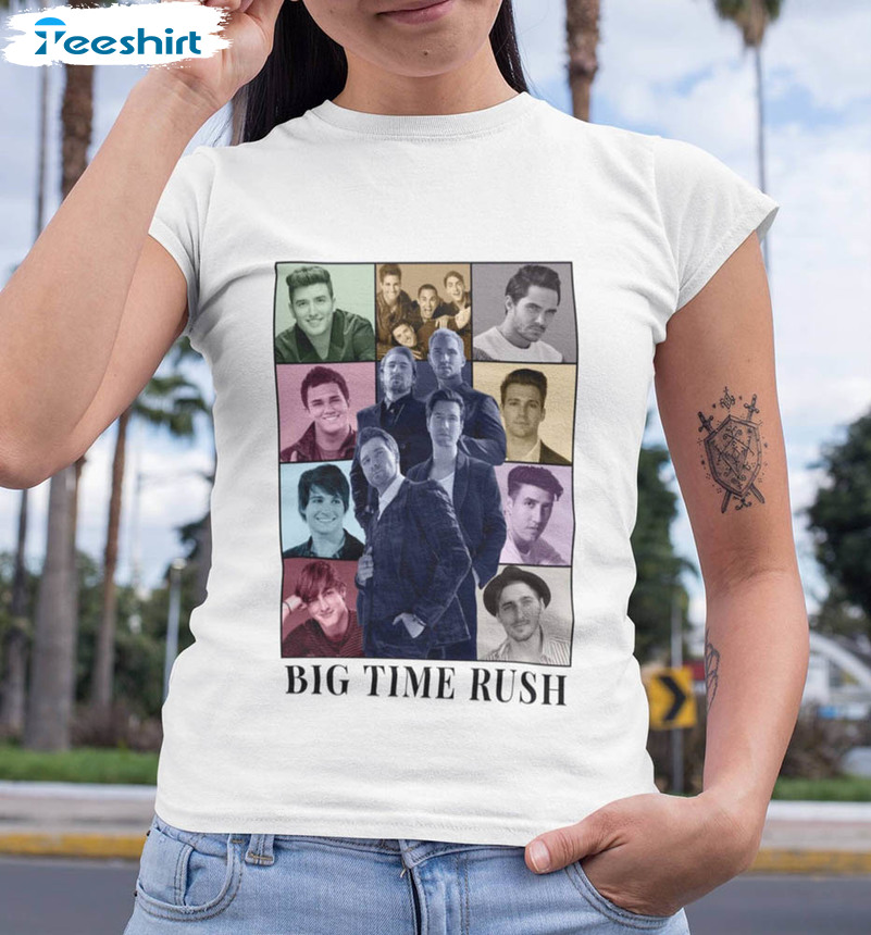 Retro Big Time Shirt, Rush Tour Funny Crewneck Unisex T-shirt