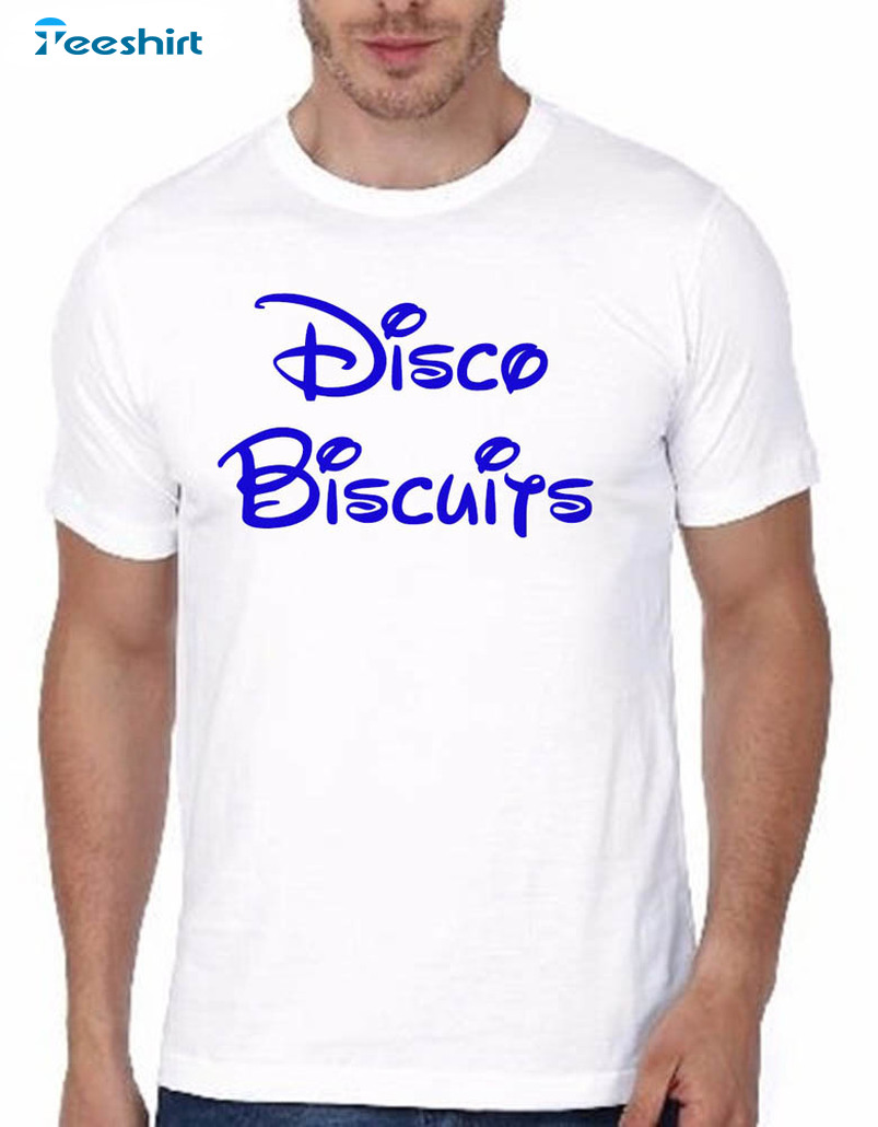 Disco Biscuits Shirt, Vintage Short Sleeve Tee Tops