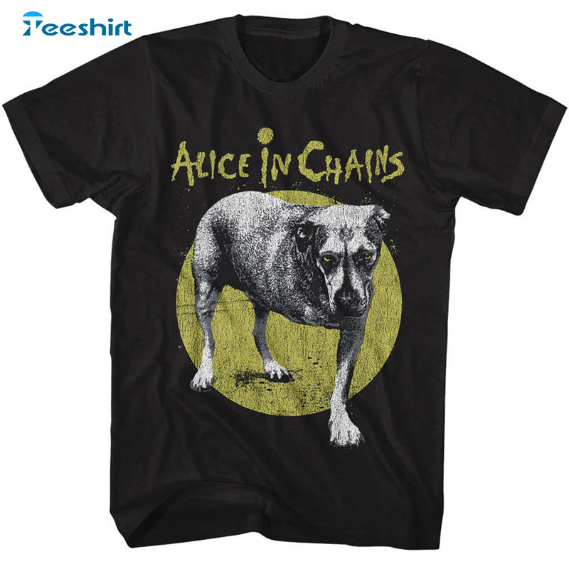 Alice In Chains Album Cover Shirt, Rock And Roll Crewneck Unisex T-shirt