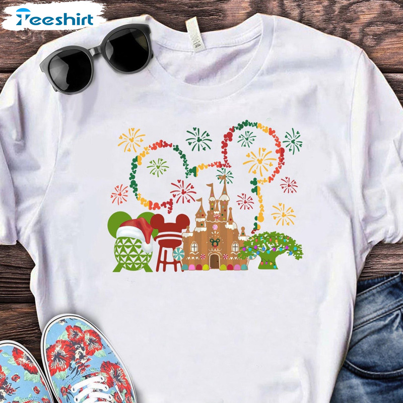 Christmas Disney Vacation Classic Tee Tops, Magic Kingdom Unisex Hoodie, Christmas Disney Graphic Shirt