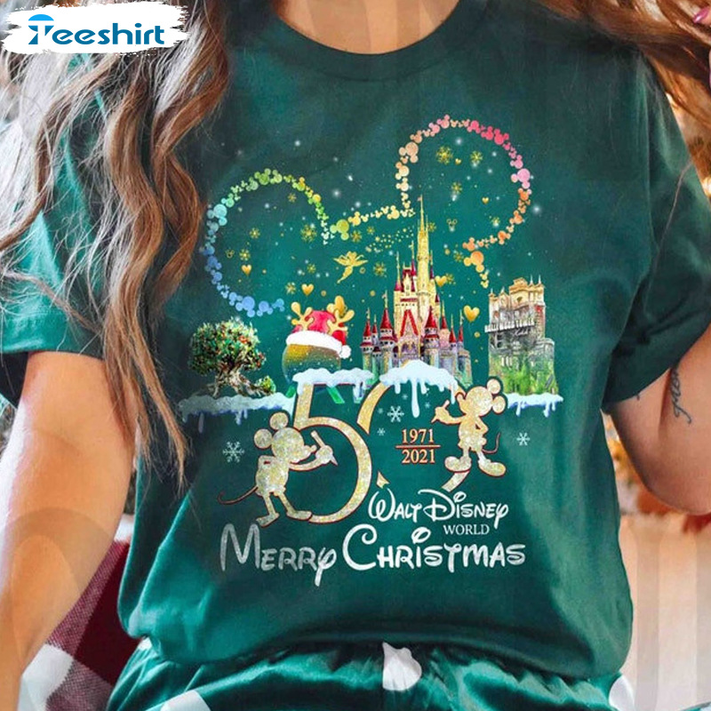 Disney Christmas T-shirt, Disney Holiday Sweatshirt, Christmas Mickey Art Shirt For Man Woman Teens