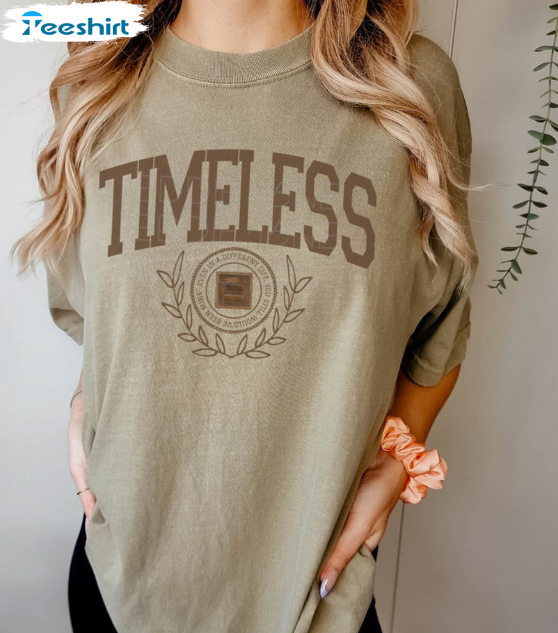 Timeless Collegiate Comfort Shirt, Trendy Unisex T-shirt Tee Tops