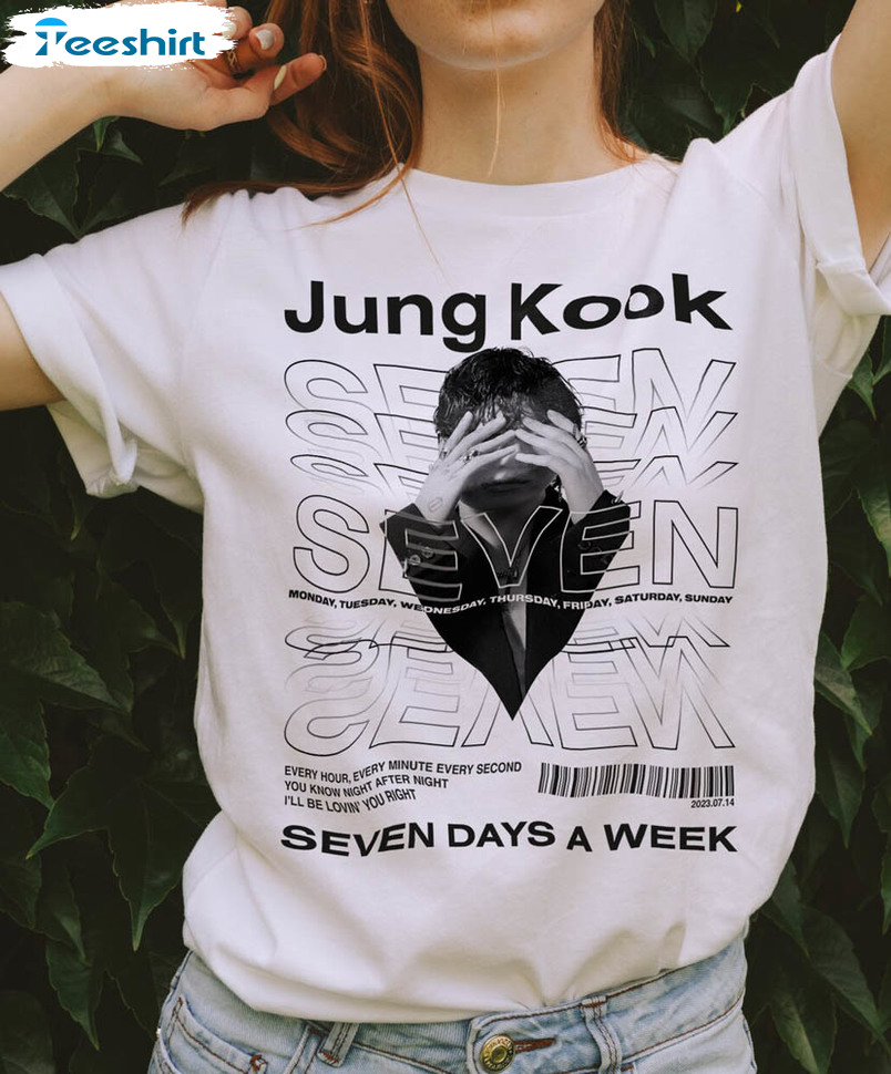 Jk Jung Kook Bts Shirt, Seven Album Crewneck Unisex Hoodie